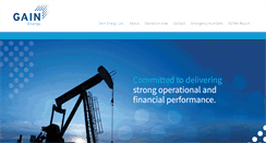 Desktop Screenshot of gainenergy.com